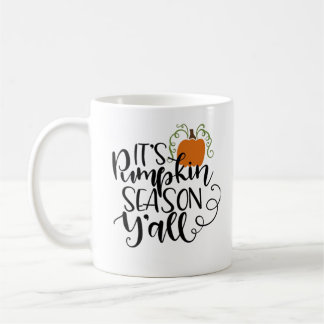 Caneca De Café É Pumpkin Season Y’all