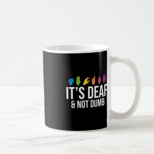 Caneca De Café É surdo não bobo Sensibilização para a surdez
