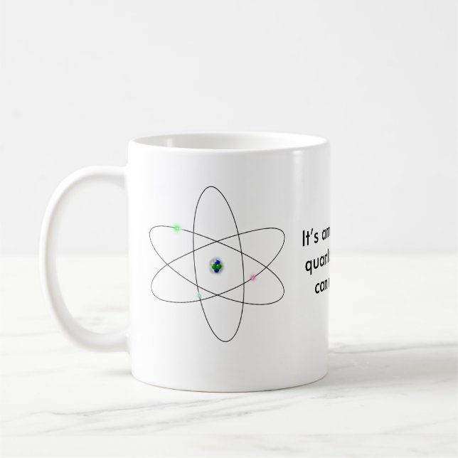 Caneca De Café É surpreendente que física de quantum pode (Esquerda)