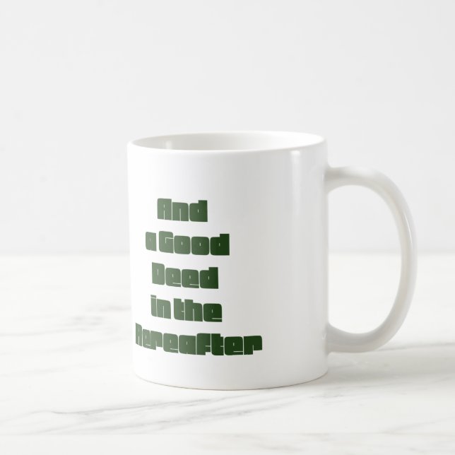 Caneca De Café E um bom dia no coração depois (Direita)