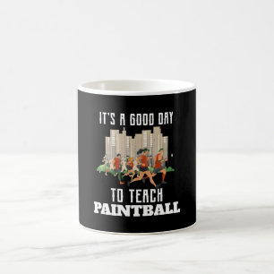 Caneca De Café É Um Bom Dia Para Ensinar Paintball