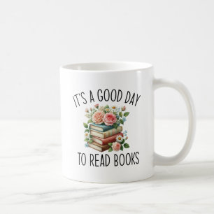 Caneca De Café É um bom dia para ler livros