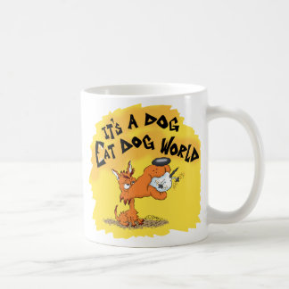 Caneca De Café É um cão come o mundo do cão