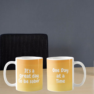 Caneca De Café É um dia Excelente para ser mais sóbrio - presente