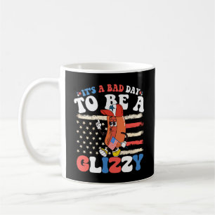 Caneca De Café É um dia ruim ser um Glizzy Funny 4 de julho