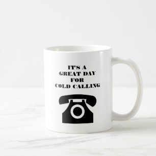 Caneca De Café É um Grande Dia para Vendas de Telemarketing