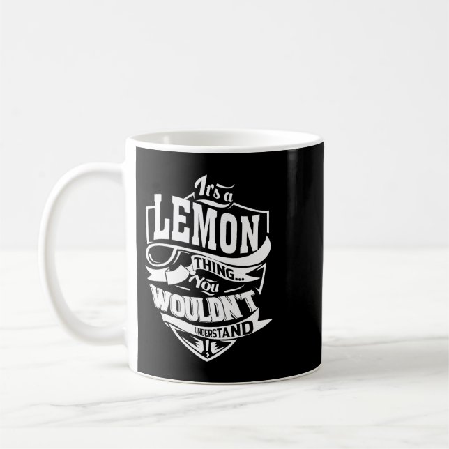 Caneca De Café É um presente de LEMON (Esquerda)