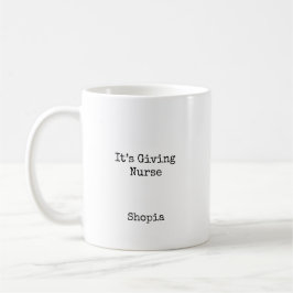 Caneca De Café É um Presente para Enfermeira Personalizado