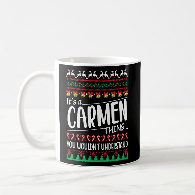 Caneca De Café É uma coisa CARMEN que você não entenderia cristo (Esquerda)