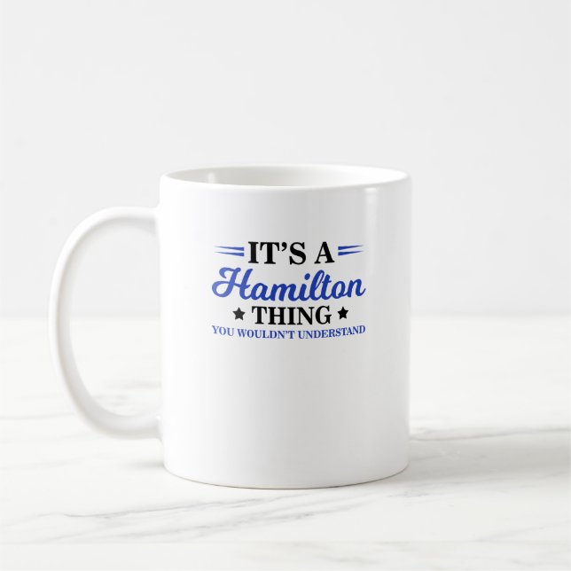 Caneca De Café É uma coisa de Hamilton, você não entenderia (Esquerda)