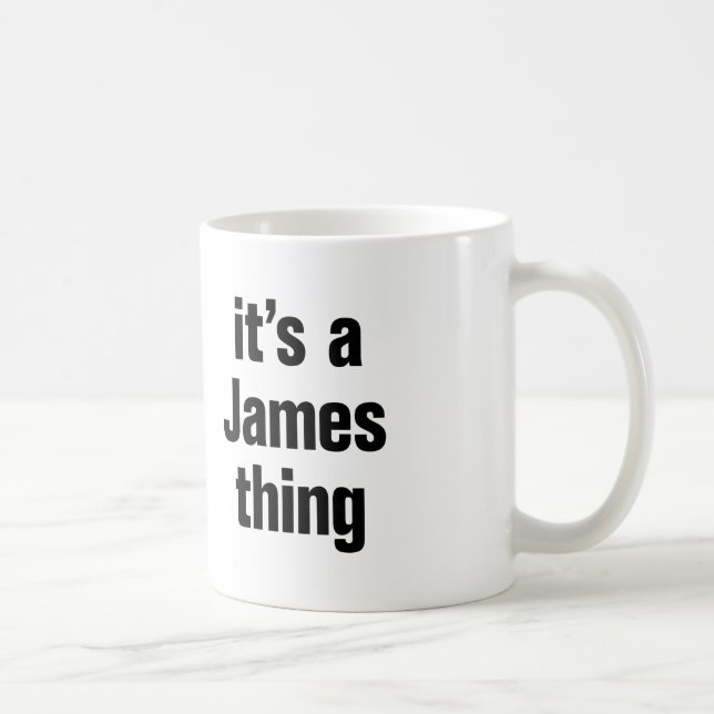 Caneca De Café é uma coisa de james (Direita)