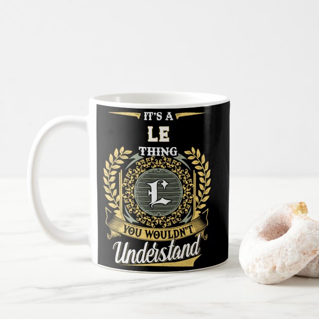Caneca De Café É uma Coisa de LE Que Você Não Entenderia (Com Donut)