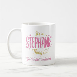 Caneca De Café É Uma Coisa de Stephanie Rosa Dourado Presente par