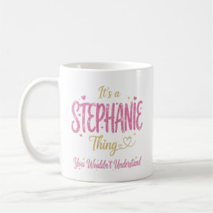 Caneca De Café É Uma Coisa de Stephanie Rosa Dourado Presente par