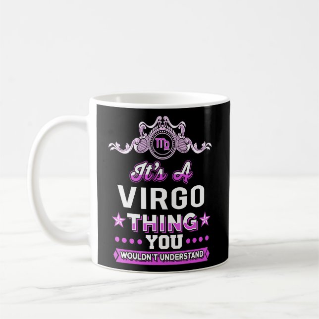 Caneca De Café É Uma Coisa De Virgo Que Você Entenderia (Esquerda)