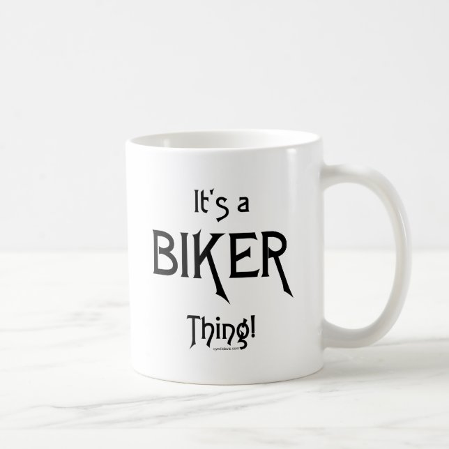 Caneca De Café É uma coisa do motociclista! (Direita)
