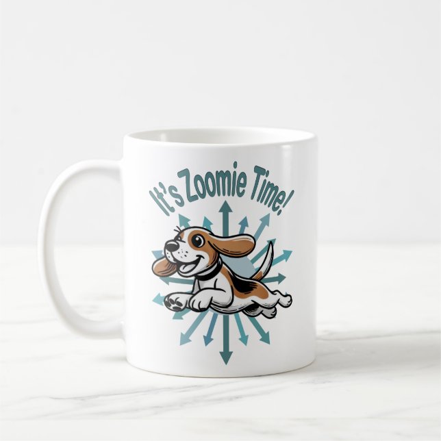 Caneca De Café É Zoomie Time Beagle (Esquerda)