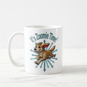 Caneca De Café É Zoomie Time Medium Tan Mutt