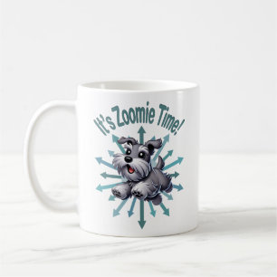 Caneca De Café É Zoomie Time Miniature Schnauzer