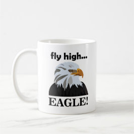 Caneca De Café Eagle Bald Eagle Voa Alta Águia