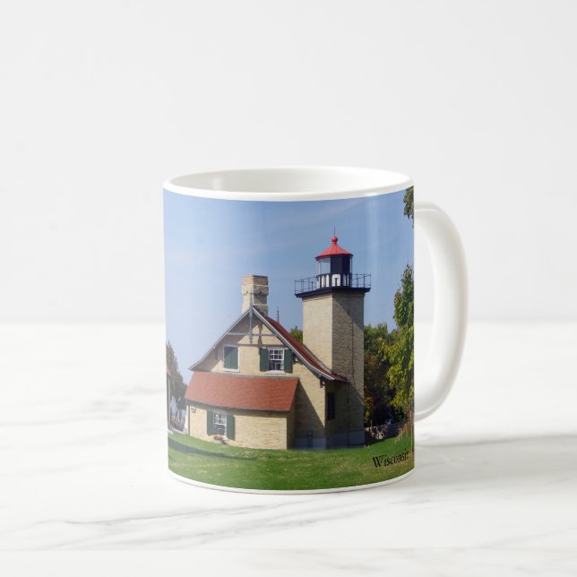 Caneca De Café Eagle Bluff Lighthouse mug (Frente Esquerda)