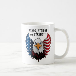 Caneca De Café Eagle Flag American USA