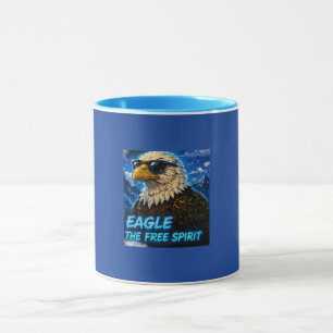 Caneca de Café Eagle Free Spirit