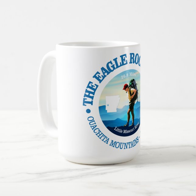 Caneca De Café Eagle Rock Loop Trail (Frente Esquerda)