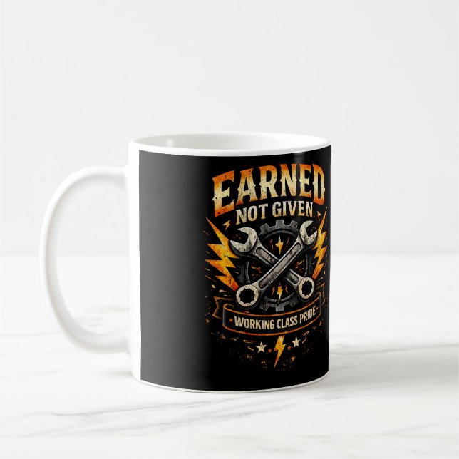 Caneca De Café Earned Not Given (Esquerda)