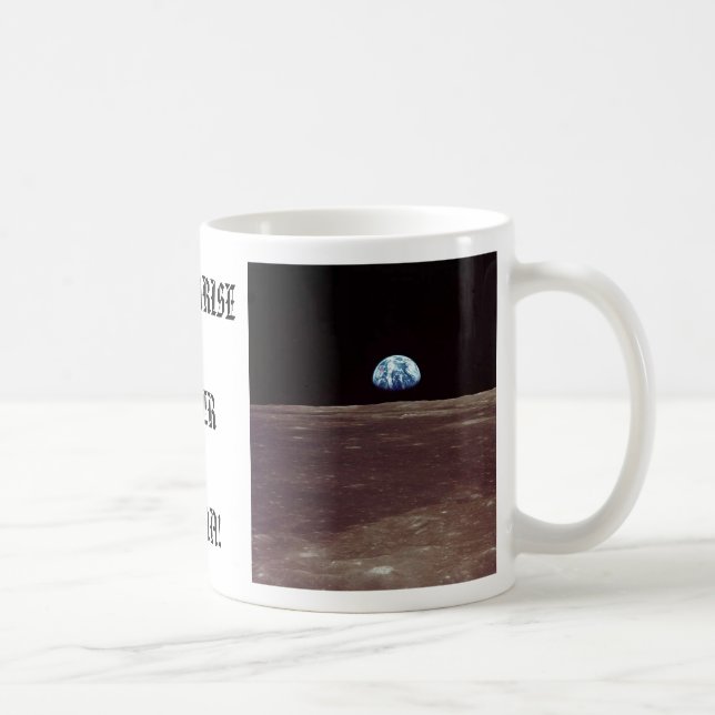 CANECA DE CAFÉ EARTHRISE SOBRE LUNA! (Direita)