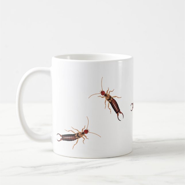 Caneca De Café Earwigs bonitos (Esquerda)