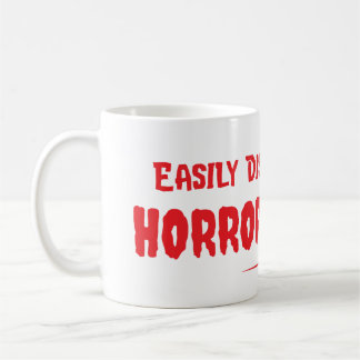 Caneca De Café Easily Distracted By Horror Movies Slasher Film