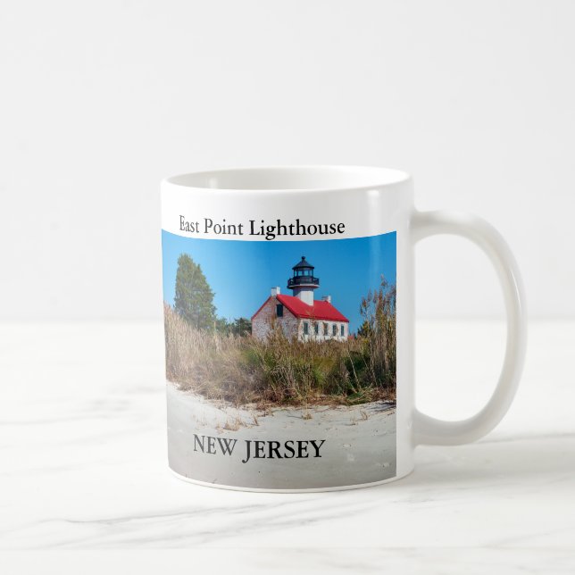 Caneca De Café East Point Lighthouse, Nova Jersey Mug (Direita)