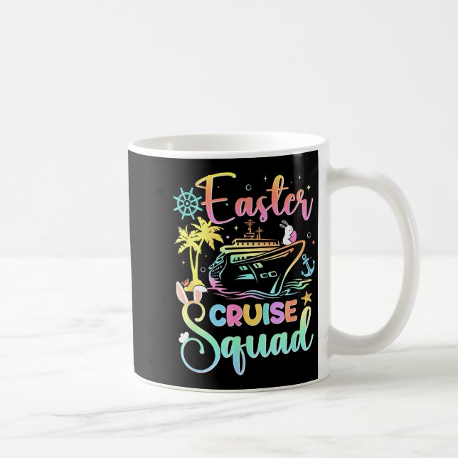 Caneca De Café Easter Cruise 2026 Squad Cruising Holiday Family G (Direita)