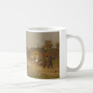 Caneca De Café Eastman Johnson - Abelha Husking, Ilha de Nantucke