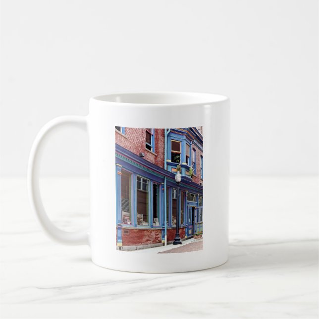 Caneca De Café Easton PA - Rua Com Porta Aberta (Esquerda)