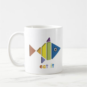 Caneca De Café Eat fish