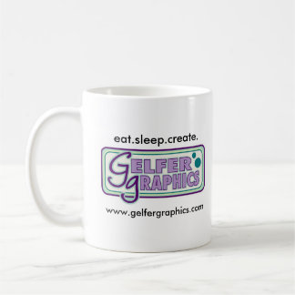 Caneca De Café eat.sleep.create.mug