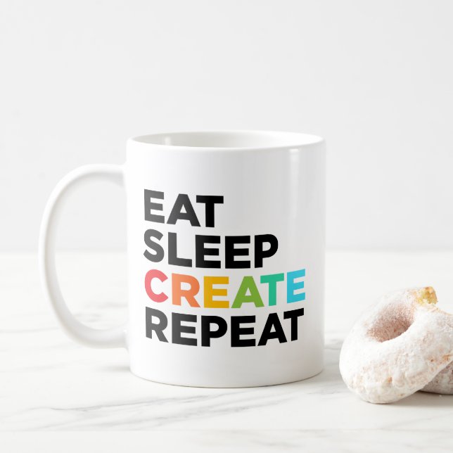 Caneca Comer Dormir Código Repetir Eat Sleep Code Repeat