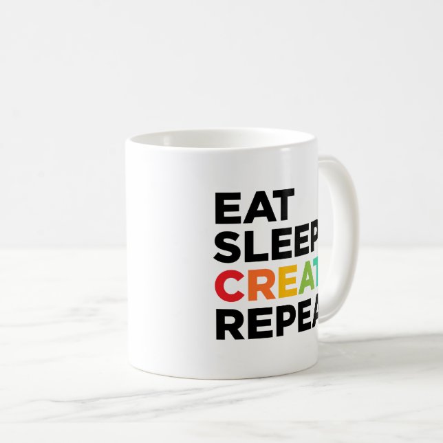 Caneca Comer Dormir Código Repetir Eat Sleep Code Repeat