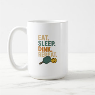 Caneca De Café Eat. Sleep. Dink. Repeat.