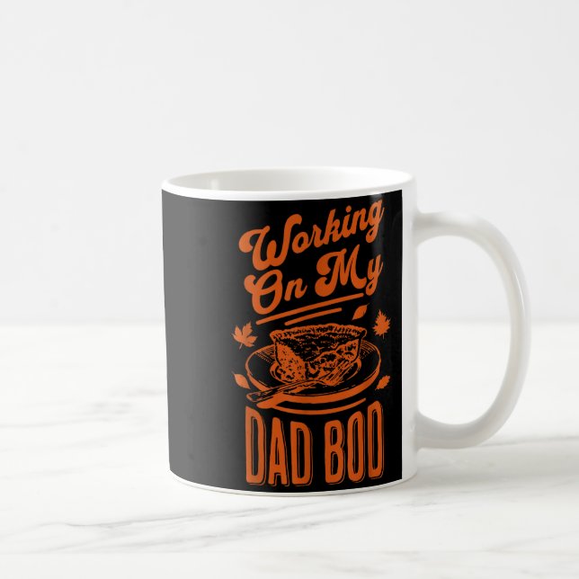 Caneca De Café Eating For Two Thanksgiving Couples Pregnancy Anno (Direita)