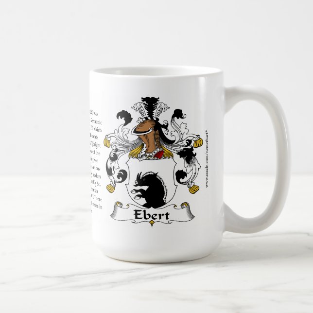 Caneca De Café Ebert, a origem, o significado e a crista (Direita)