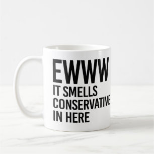Caneca De Café Eca, cheira a conservador aqui