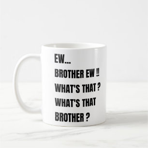 Caneca De Café Eca, irmão, eca, o que é isso? meme