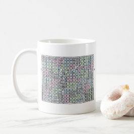 Caneca De Café ECG Maze Mug