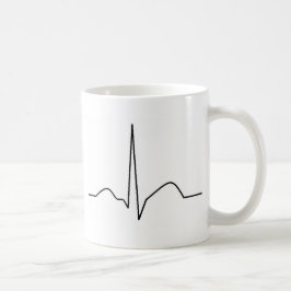 Caneca De Café ECG - ritmo do synus