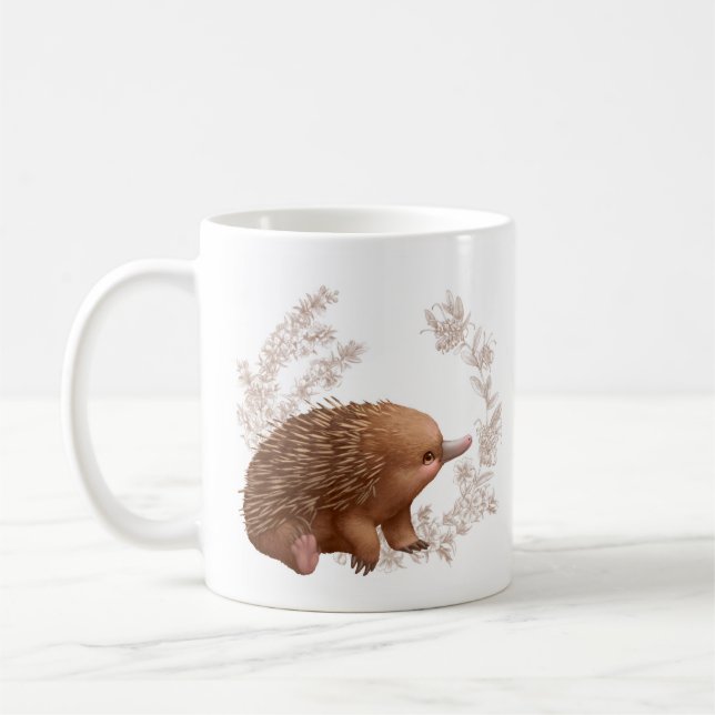 Caneca De Café Echidna Mug - Pequenos Amigos Aussios (Esquerda)