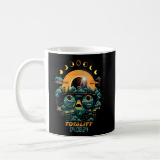Caneca De Café Eclipse Fases Total Eclipse Solar 2024 Totalidade