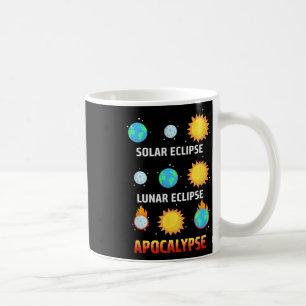Caneca De Café Eclipse Lunar Apocalypse Engraçado Eclipse